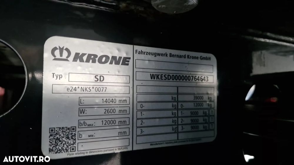 Krone REFRIGERAT KRONE / THERMO KING SLXI SPECTRUM / PUNȚĂ RIDICATĂ / JANTE DIN ALIAJ - 29