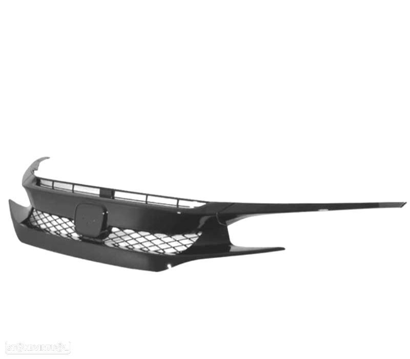 GRELHA HONDA CIVIC TYPE R 16-20 PRETO - 3