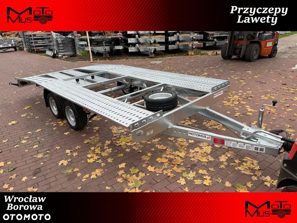 Niewiadów Laweta Niewiadów Boro Jupiter 4,5x2,1m DMC 2700 kg raz łamana mocna spawana DOSTAWA MOTOMUS