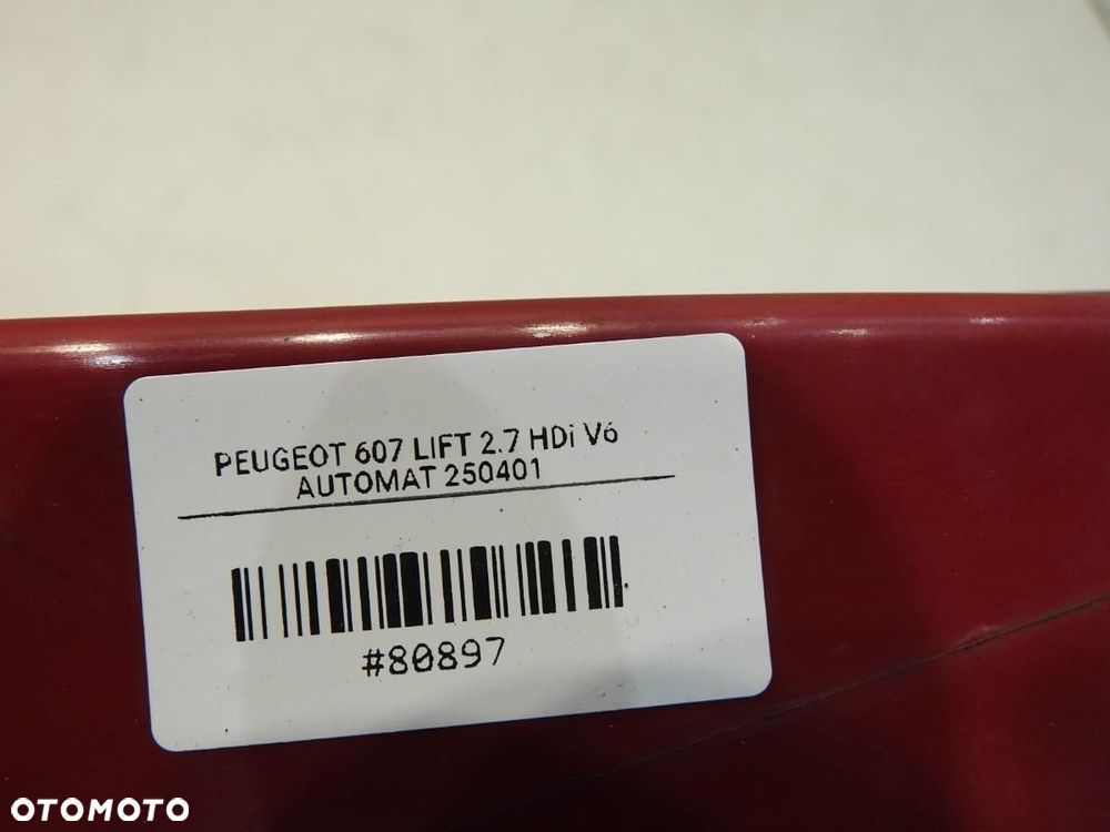 LAMPA LEWY TYŁ PEUGEOT 607 LIFT - 5