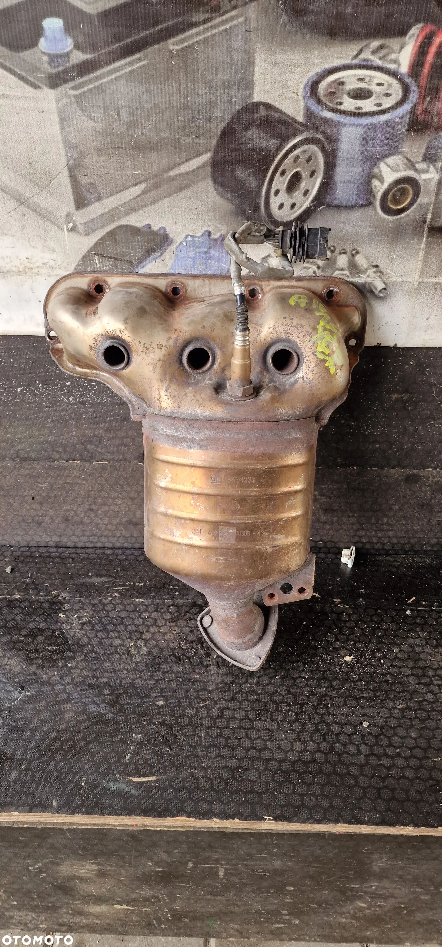 KATALIZATOR+Sonda OPEL ASTRA IV CORSA D Meriva B 1.4 A14XER 55574237 - 1