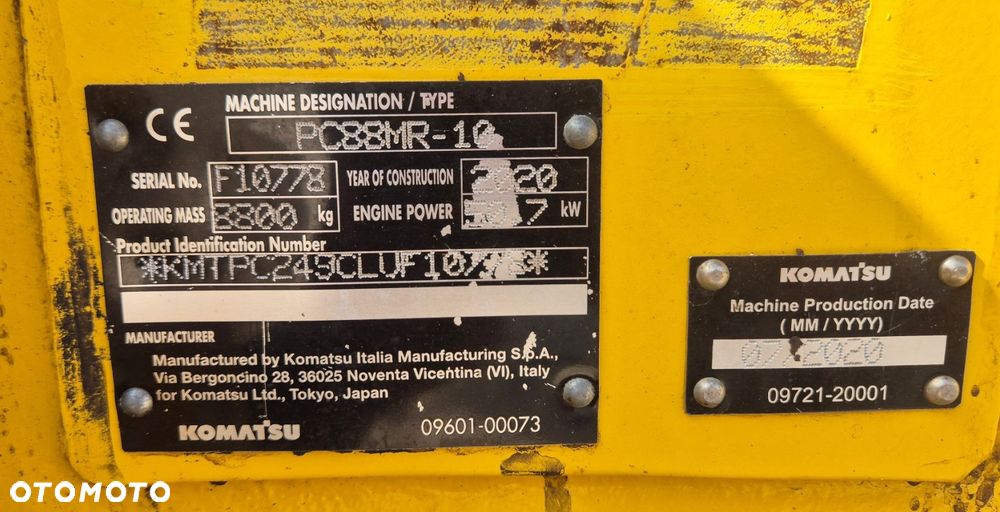 Komatsu PC 88 3 ŁYŻKI - 8