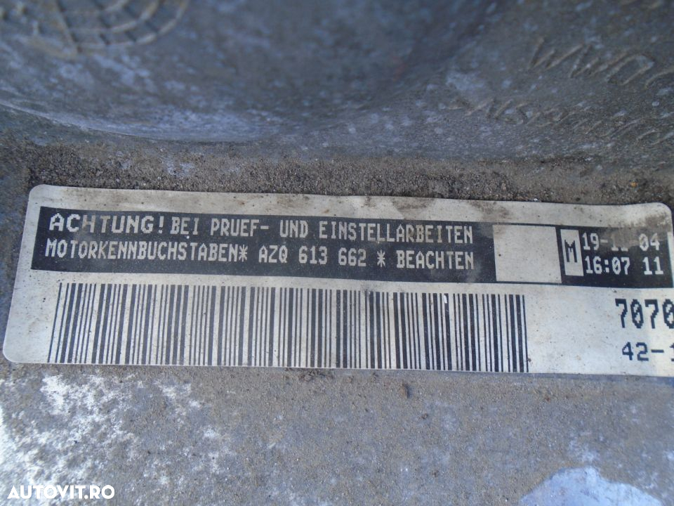 Motor Volkswagen Polo 1.2 Benzina 12V AZQ din 2004 - 3
