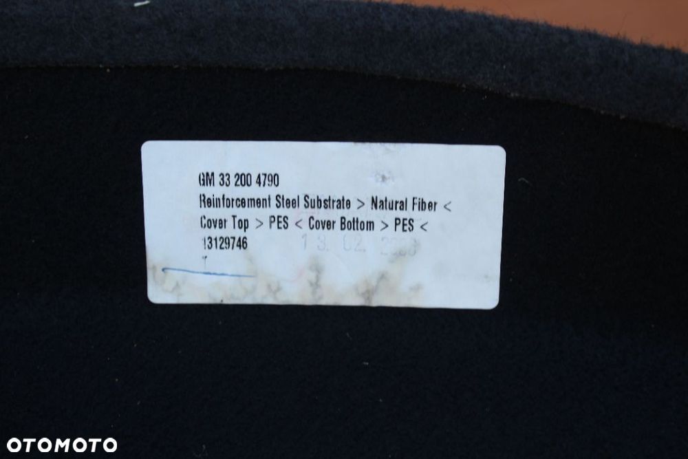 PÓŁKA BAGAŻNIKA OPEL ASTRA H HB HATCHBACK 5D - 11