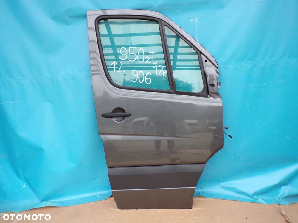 SPRINTER 906 CRAFTER 06- drzwi przednie przód PRAWE SZARY metalik NOWE 2017 - 1