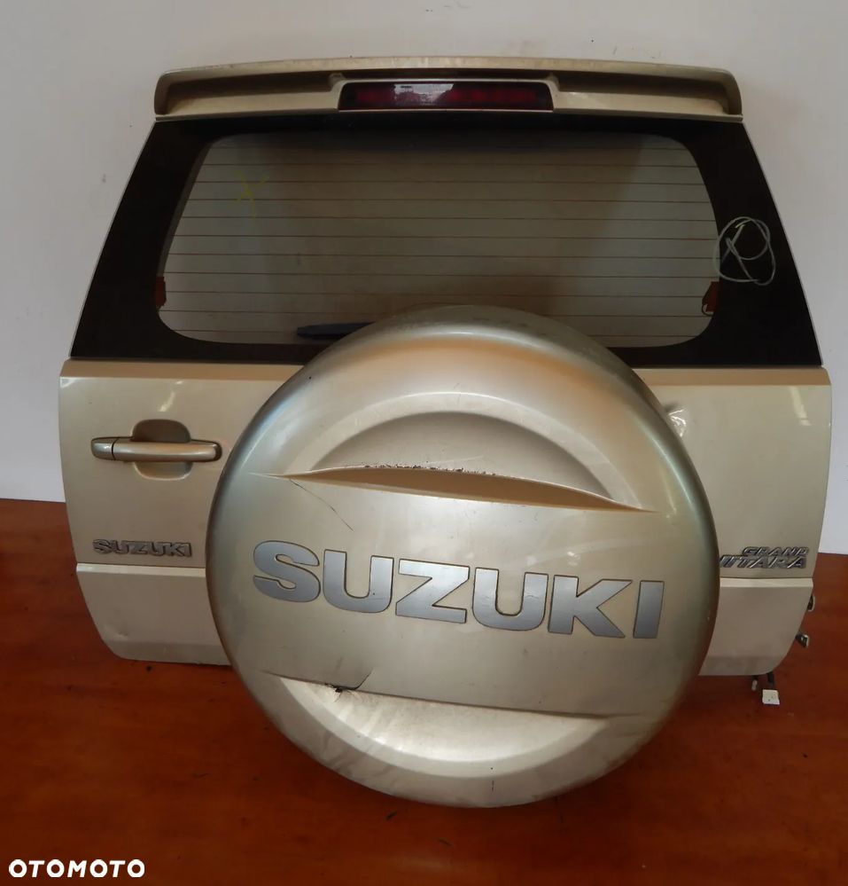 Klapa pokrywa bagażnika Suzuki Grand Vitara II 05-14 złota ZDK Łuków części - 1