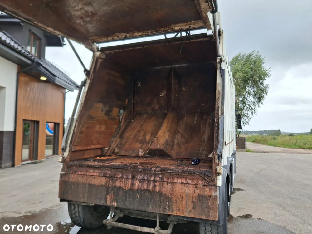 Mercedes-Benz Econic 2630 Śmieciarka Euro 6 FAUN Variopress 522 Zoeller 22m3 System MOBA Waga 3 Osie Tylna Oś Skrętna Zawieszenie Pneumatyczne Centralne Smarowanie Zabudowy - 38