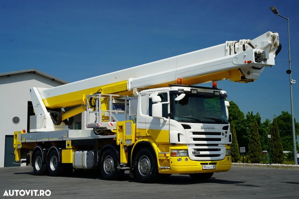 Scania P 380 / 8x4 / Platformă de lucru aeriană / PALFINGER WT 700 / ÎNĂLȚIME DE LUCRU 70 M / - 4