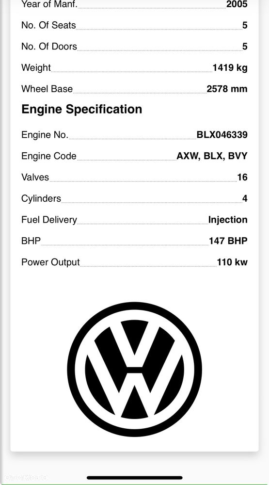 Silnik kompletny VW Golf Touran A3 2.0 FSI BLX BLY 05r FILM z pracy - 12