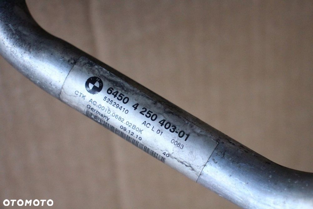 Przewód Klimatyzacji BMW E81 E82 E87 E87N silnik n43 n46 4250403 - 1