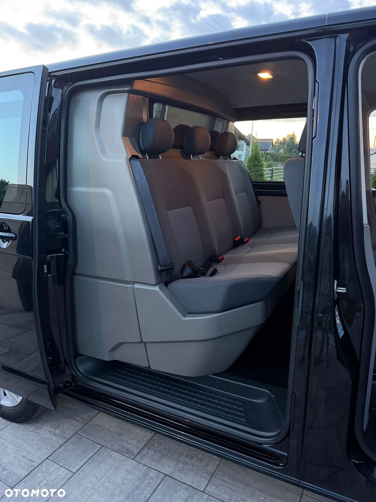 Volkswagen TRANSPORTER T5 LIFT Klima Elektryka Navi Tempomat Dubel Kabina Brygadówka Pdc Hak - 19