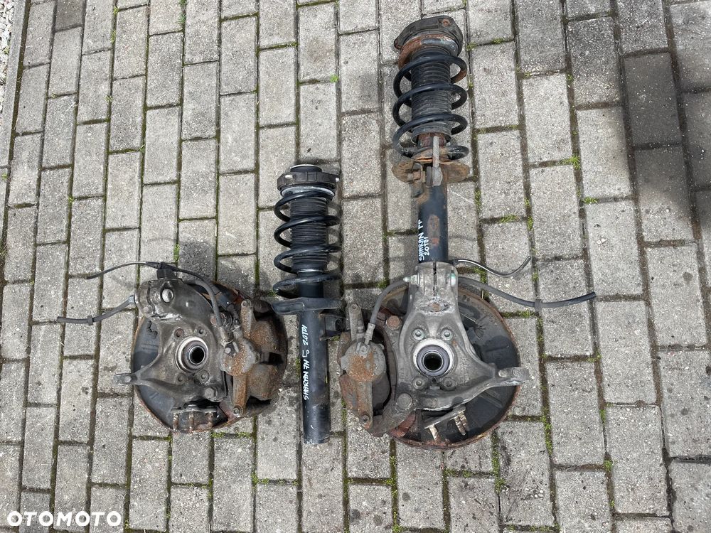 VW SHARAN II 2,0 TDI 7N AMORTYZATOR SPRĘŻYNA zwrotnica PRZÓD lewy prawy lewa prawa - 1