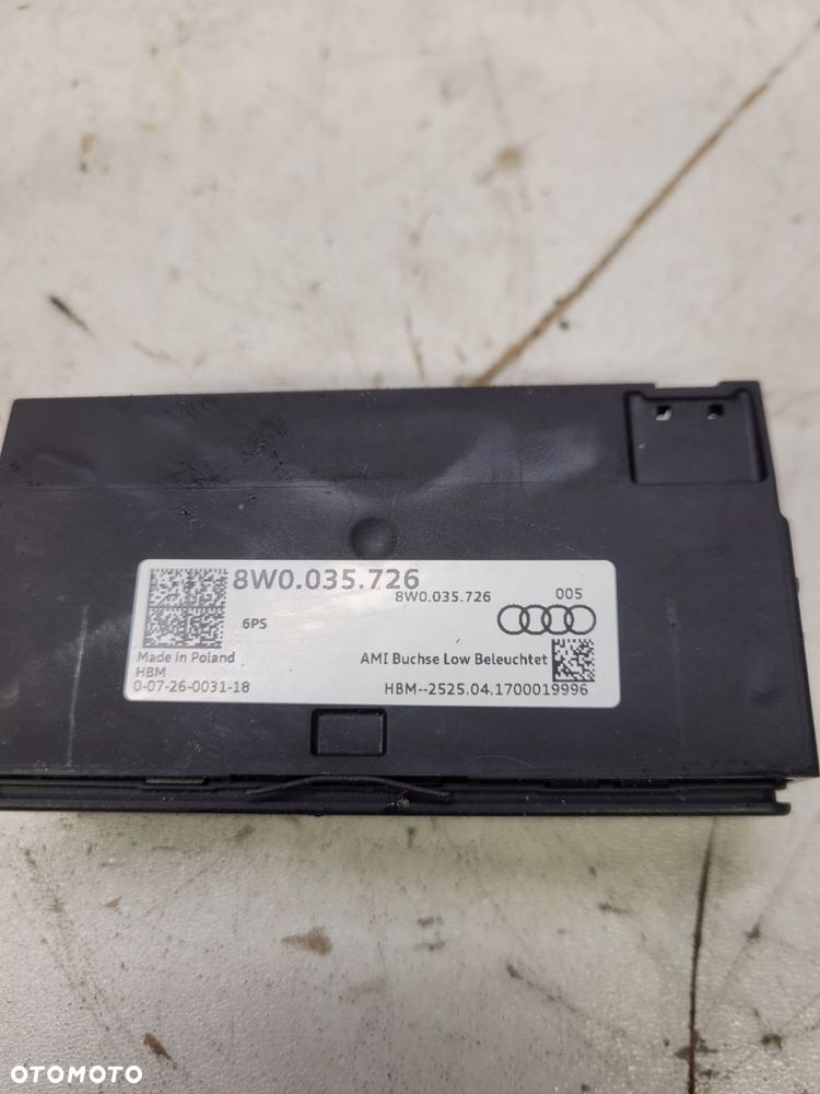 PORT WEJŚCIE AUX USB AUDI A4 B9 A5 Q5 8W0035726 - 4