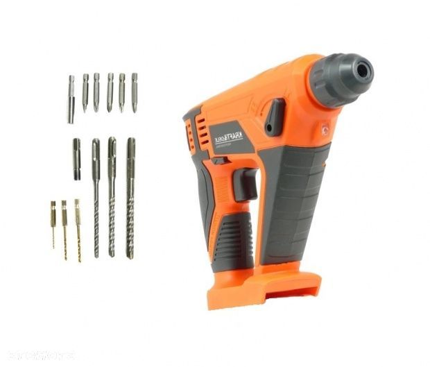 Młot udarowy SDS Plus akumulatorowe KraftDele 6 J 18 W 18 V KD1756 - 16