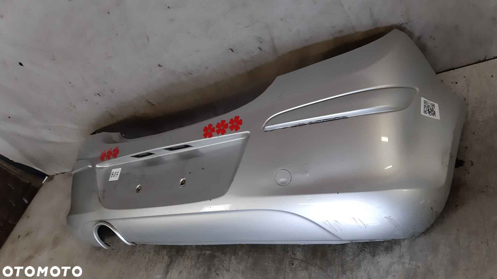 ^  ZDERZAK TYŁ TYLNY OPEL CORSA D Z157 SREBRNY 5D 5 DRZWI HB - 3