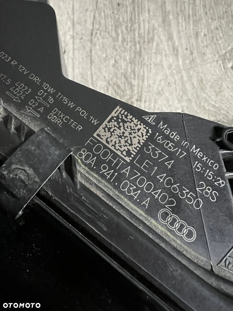 Q5 80A LAMPA PRAWA LEWA PRAWY LEWY PRZÓD PRZEDNIA FULL LED 80A941034A 80A941033A ORYGINAŁ Z MODUŁAMI KOMPLETNE ŁADNE JAK NOWE - 6