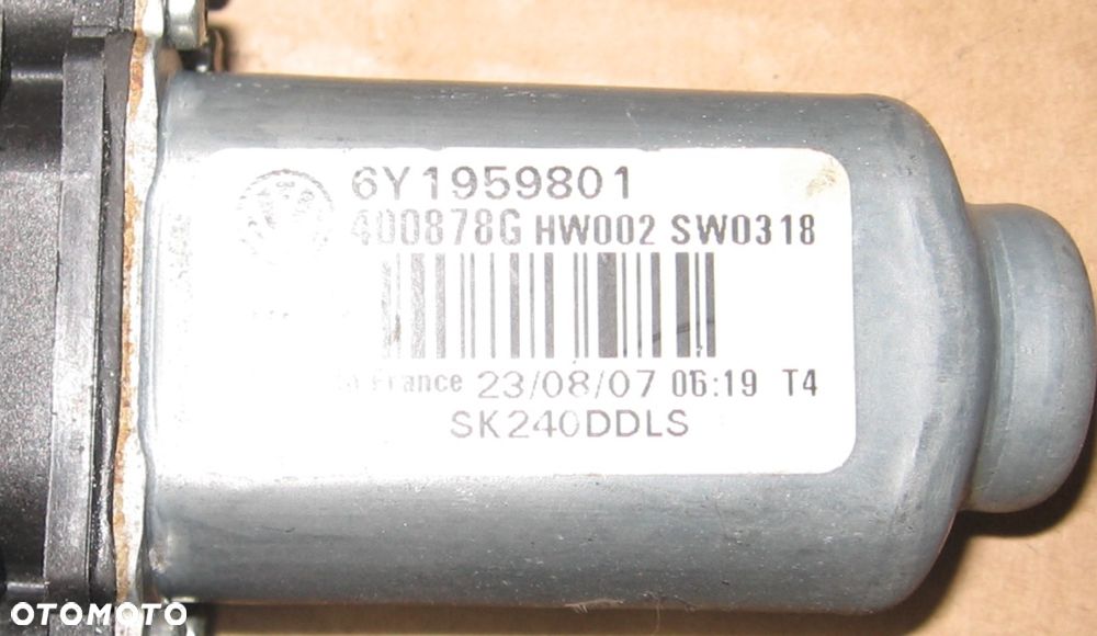 silnik szyby TRANSPORTER T5 POLO FABIA 6Y1959801 6Y1959802 - 4
