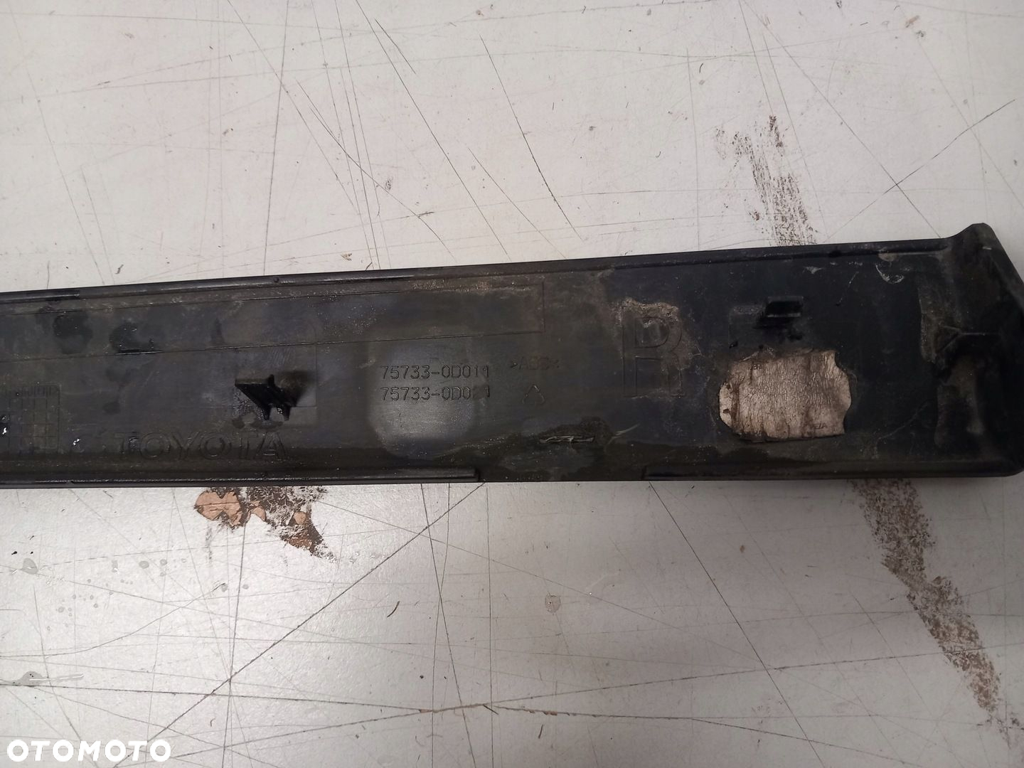 LISTWA DRZWI PRAWY PRZÓD TOYOTA YARIS III 75733-0D011 - 5