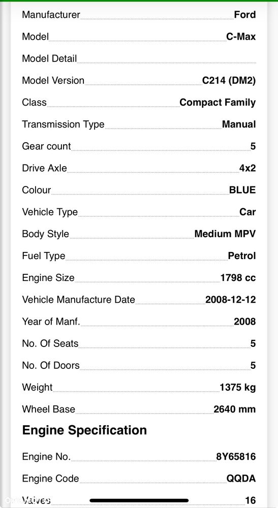 Silnik KOMPLETNY film video eBay Ford Volvo QQDB QQDA 4m56 6007 bah - 10