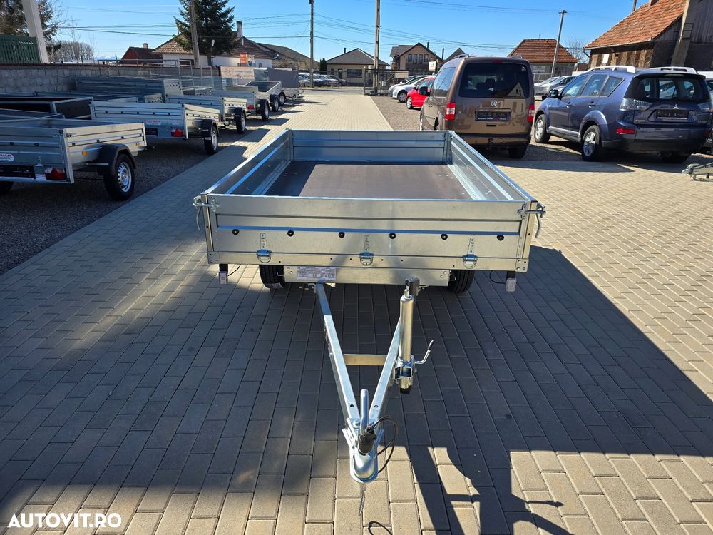Trailer Europe ALFA, 2 axe ,1 axe , arc de foi, torsiune , sistem franare - 3