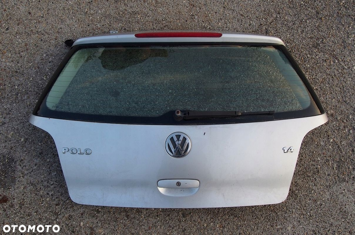 KLAPA BAGAŻNIKA VW POLO IV (9N) SREBRNA KOMPLETNA - 4