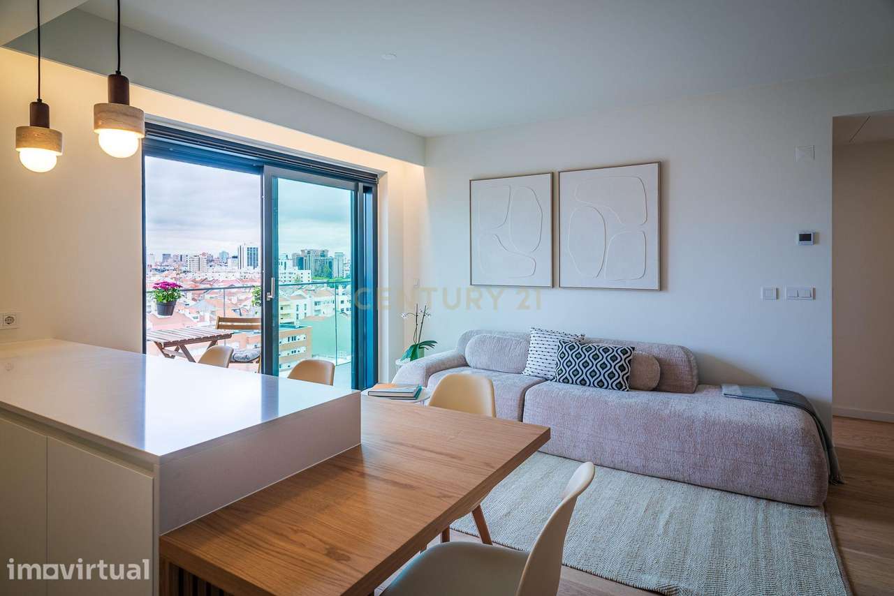 EXCLUSIVO | T1 PREMIUM MOBILADO NO EDIFÍCIO DUUO – AVENIDAS NOVAS - Grande imagem: 4/29