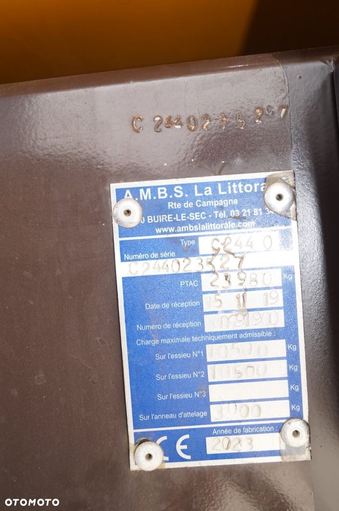 Inny Przyczepa Rolnicza La Littorale C240 2 Osie - 24