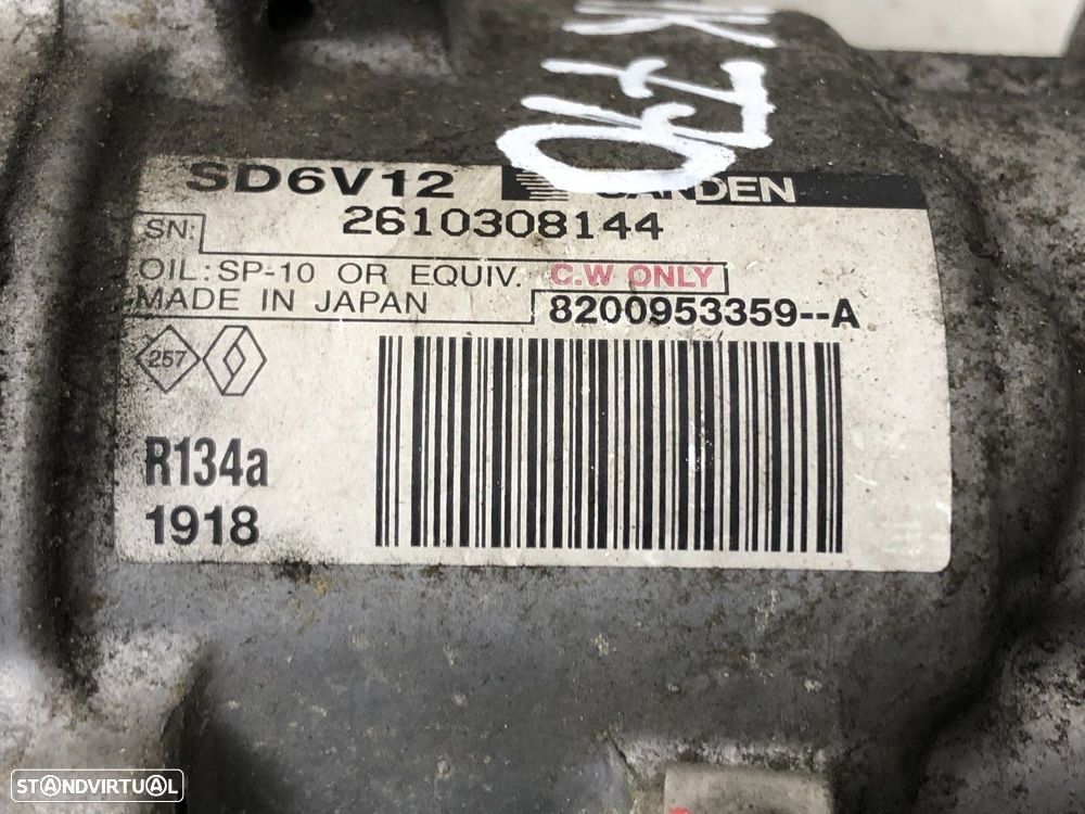 Compressor de ar condicionado Usado RENAULT CLIO III 1.5 dCi | 11.07 -  REF. 820... - 6