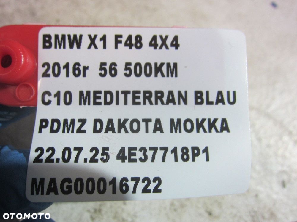 BMW X1 F48 WSPORNIK TYLNY WZMOCNIENIE BELKA ZDERZAKA 51127332320 7332320 - 8