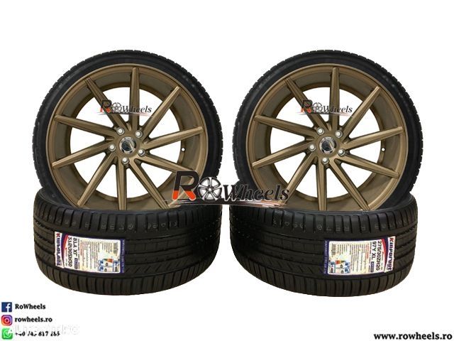 Jante Bmw R20 Model VOSSEN GOLD Anvelope vara sau iarna noi F10 F11 F12 F01 GT. - 2