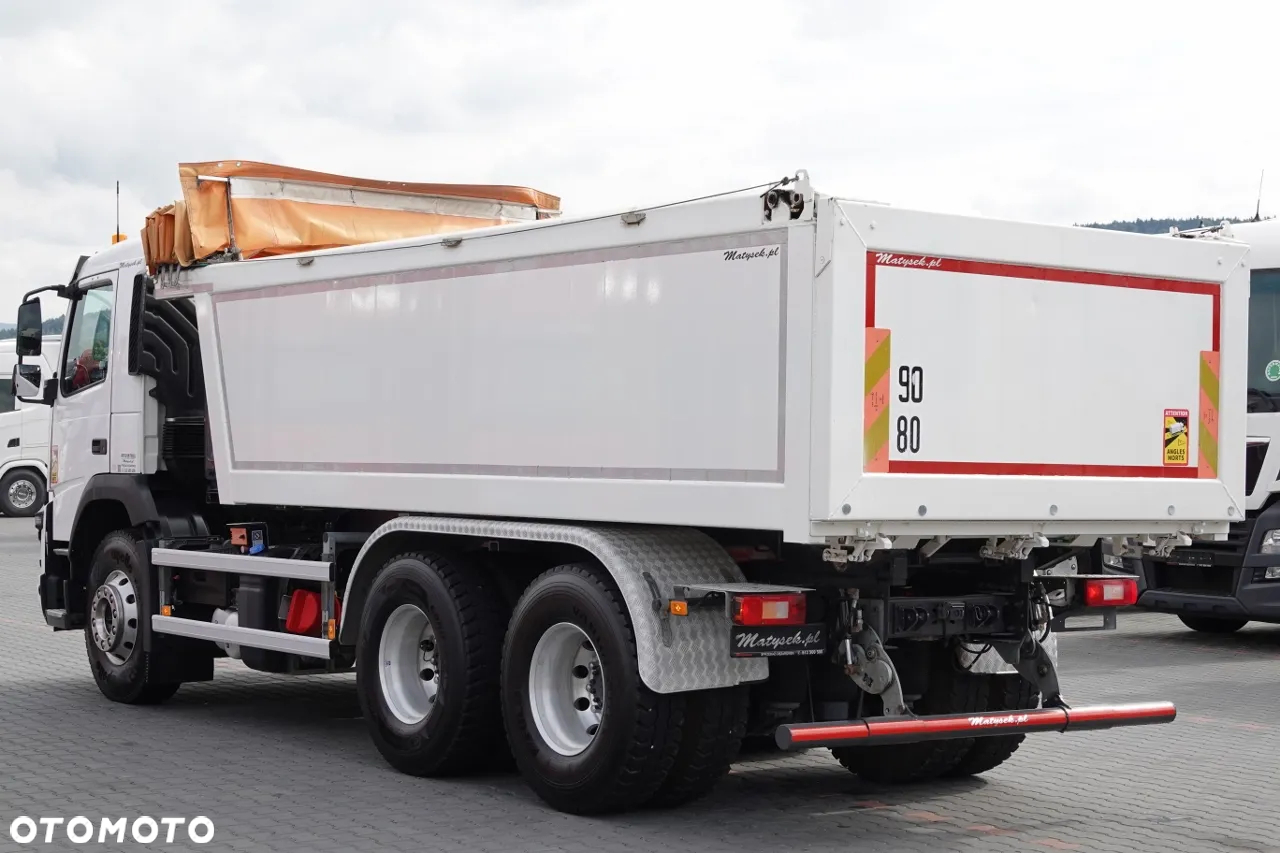 Volvo FMX 380 / 6x4 / WYWROTKA / 2019 ROK / OŚ PODNOSZONA / ŁADOWNOŚĆ: 15 500 KG / WAGA: 10.500 KG / TYLNOZSYP / EURO 6 / - 10