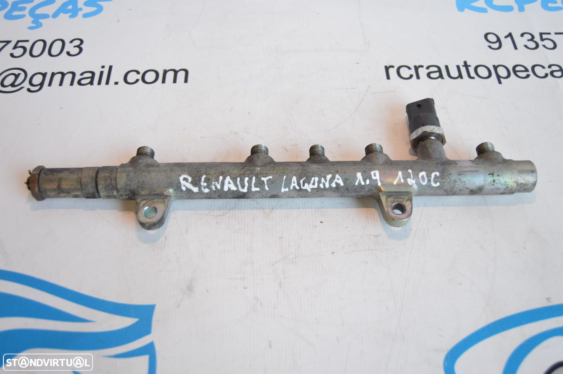 REGUA INJETOR INJETORES INJECTOR INJECTORES 0445214024 8200347176 H114017 RENAULT LAGUNA II 2 MK2 1.9DCI 120CV F9Q820 ESPACE IV 4 MK4 JK - 1