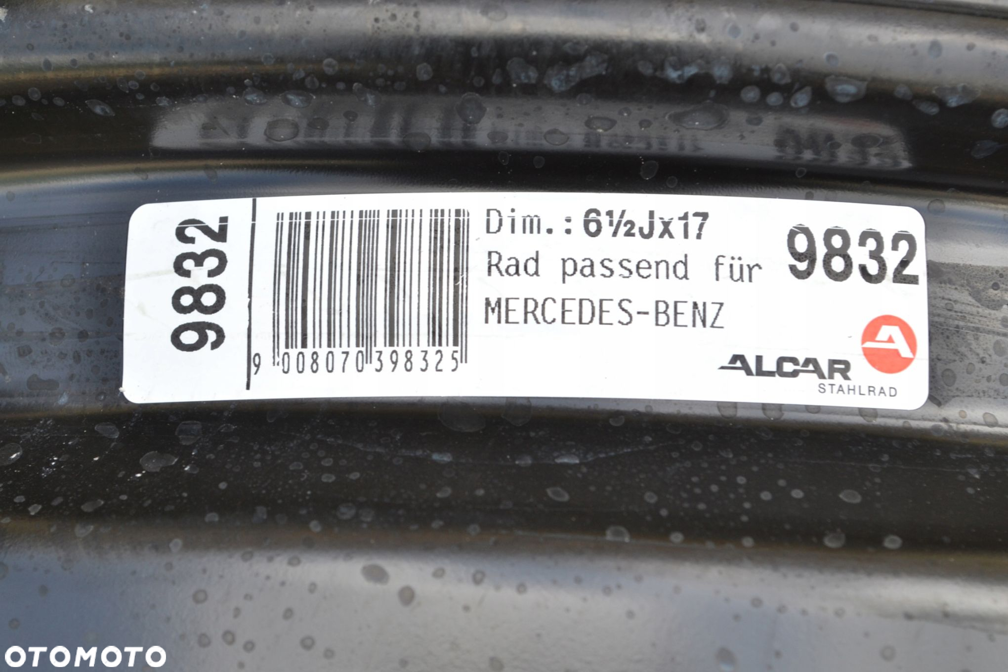 FELGI STALOWE MERCEDES 5x112 6,5J17 ET 44 F-73 - 8