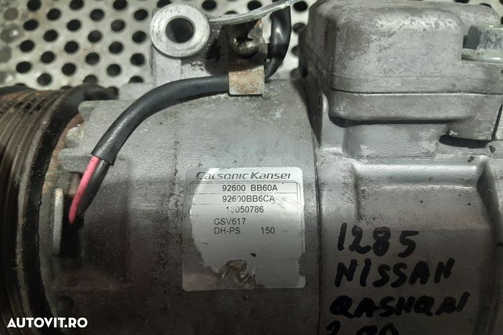 Compresor AC 92600BB60A 92600BB60A Nissan Qashqai 1 J10 [2007 - 2010] - 5