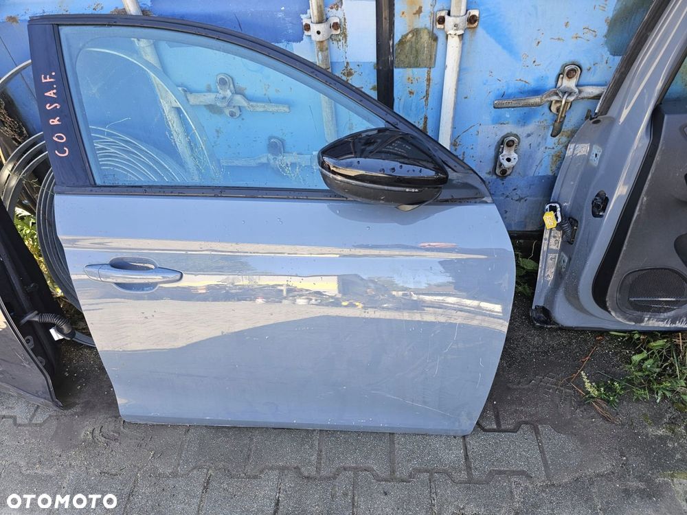 drzwi przednie prawe prawy przód opel corsa f - 1