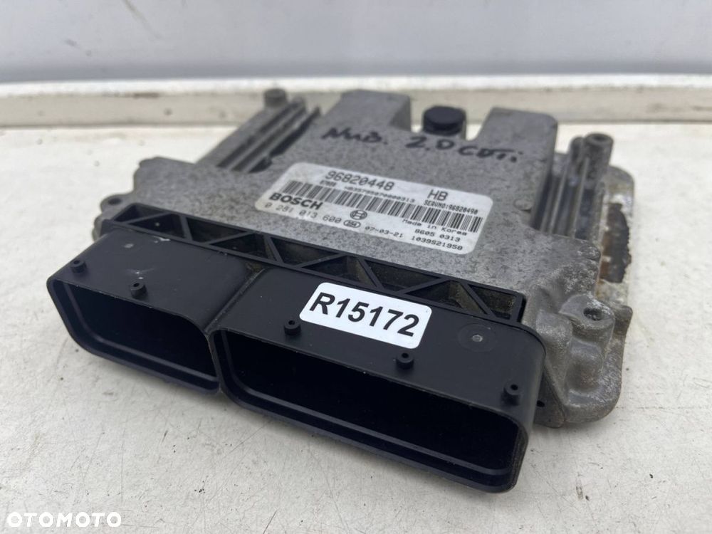 Komputer silnika Chevrolet Nubira III J200 Lacetti 05-12r. 2.0 cdti diesel Z20S sterownik 96820448 - 4