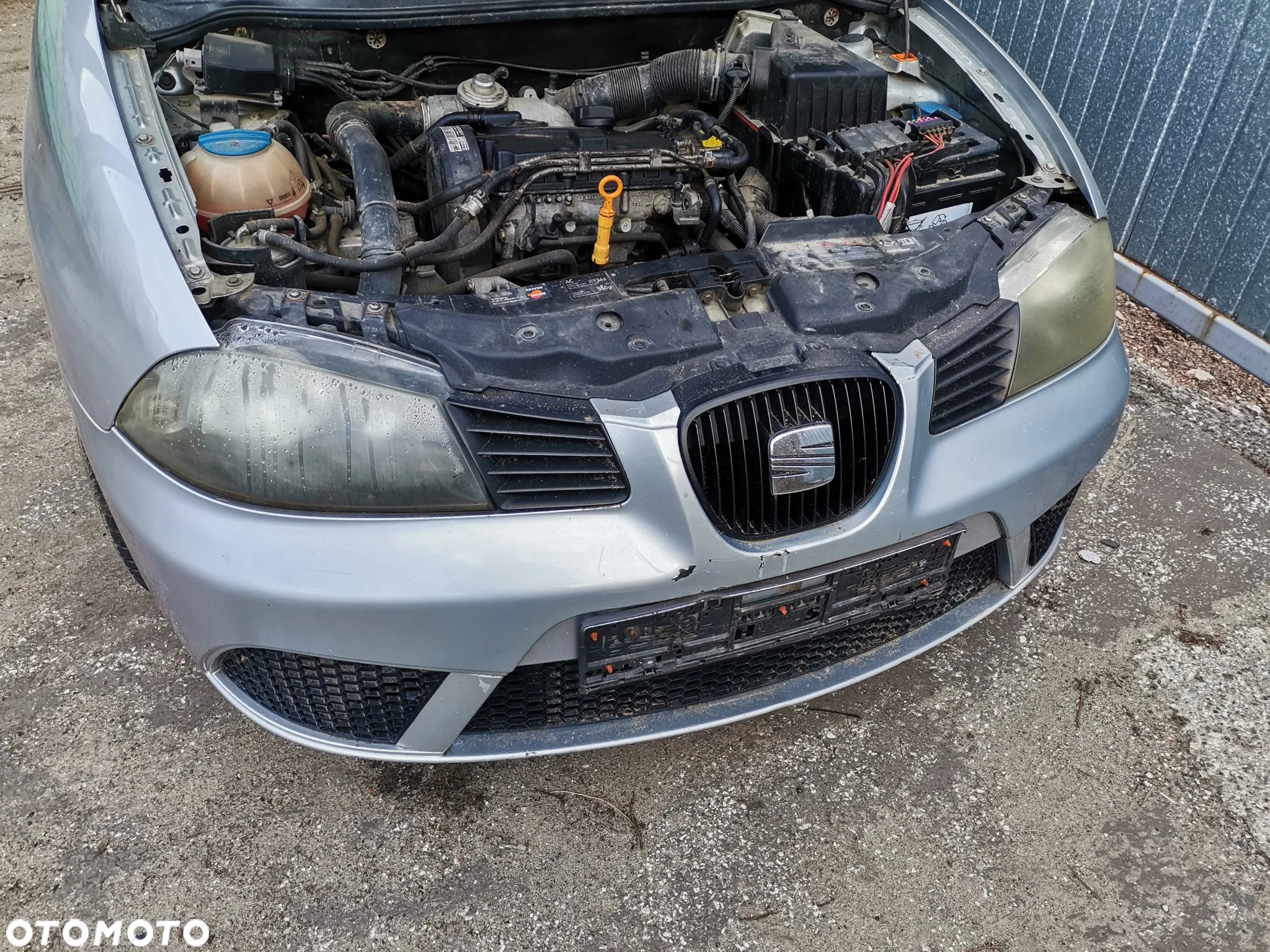 Seat Ibiza III maska zderzak drzwi lampa chlodnica fotel maglownica blotnik silnik kod lakieru LS7N - 6