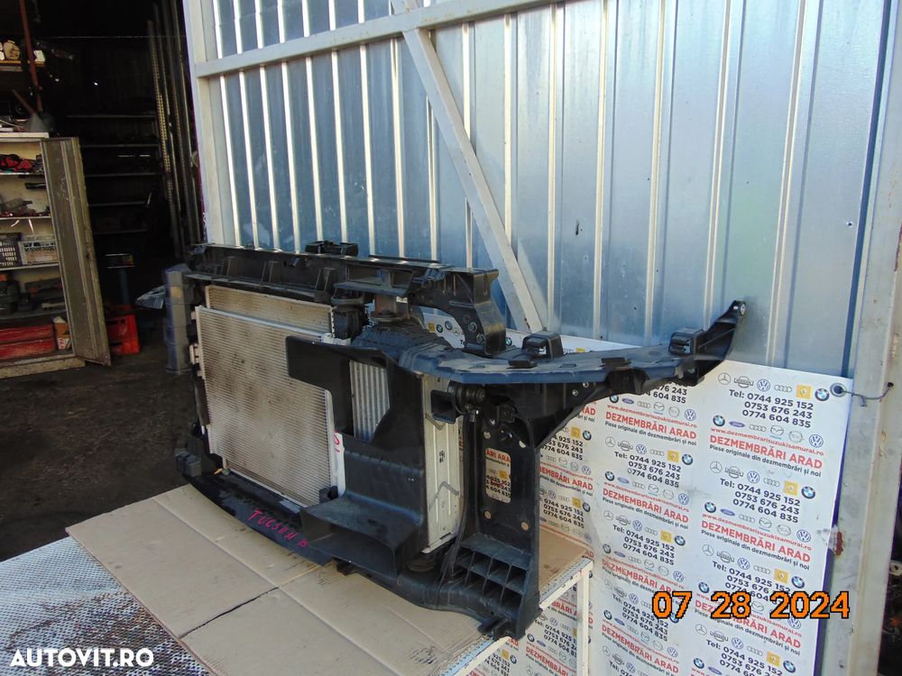 Trager Hyundai Tucson 2015-2021 trager complet radiatoare armatura senzor pietoni 1.6 benzina manual ventilator - 12