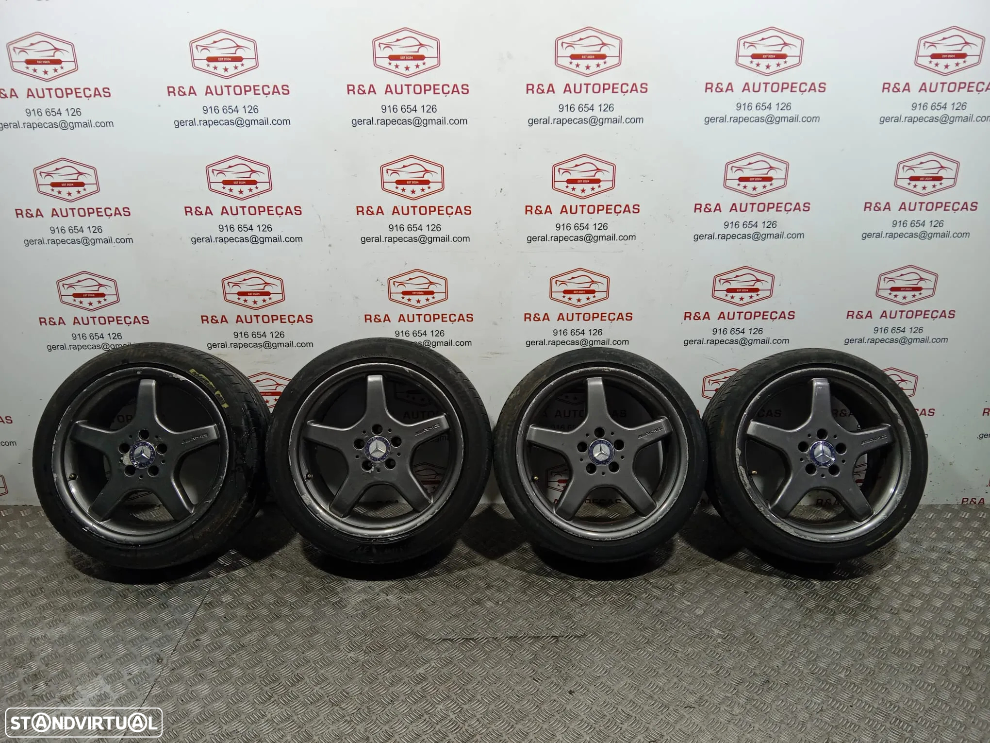 Jantes Originais 18 Mercedes W211 AMG    Ref A2114012202-A2114012102 - 2