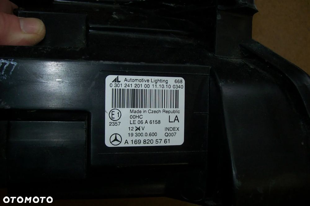 lampa przednia lewa mercedes w169 - 7