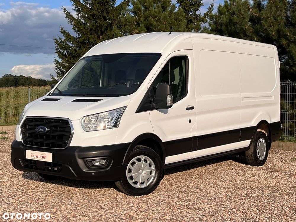 Ford Transit L3H2 2.0 TDCI 185KM, Nowy Model, Klima, Koła 16 cali, Salon Polska, Pierwszy Właściciel, BEZWYPADKOWY- ORYGINALNY LAKIER, FV 23%, Bardzo Zadbany !!! - 3