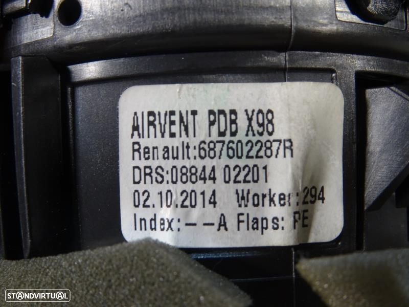 Arejador / Difusor De Ar Renault Captur I (J5_, H5_)  687602287R - 7