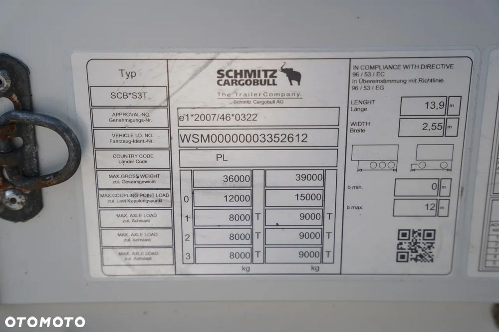 Schmitz Cargobull FIRANKA / OŚ PODNOSZONA / DACH PODNOSZONY / KOSZ NA PALETY - 29