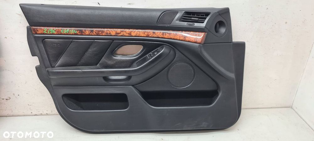 bmw 5 e39 tapicerka drzwi kierowcy lewa skóra - 1
