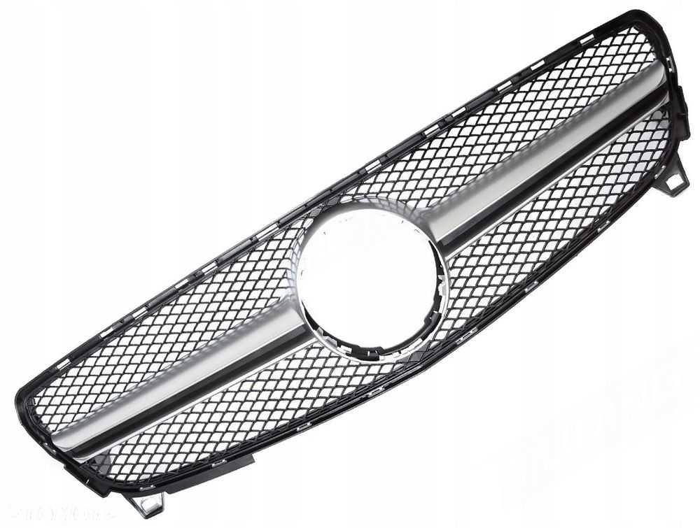Atrapa Grill Kratka Tuning Avantgarde Amg Silver Mercedes A-klasa 176 Lift - 1