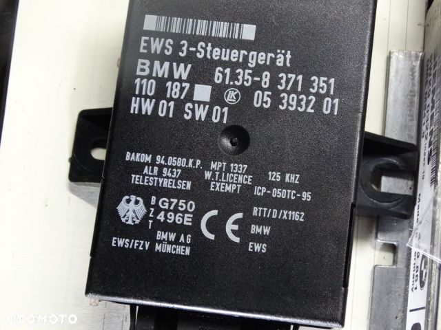 BMW e36 e39 M52 DME MS41.0 Zestaw Siemens EWS Pestka - 5