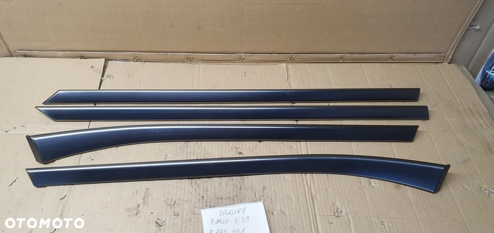 Dekor listwa ozdobna drzwi listwy komplet BMW 5 E39 - 7
