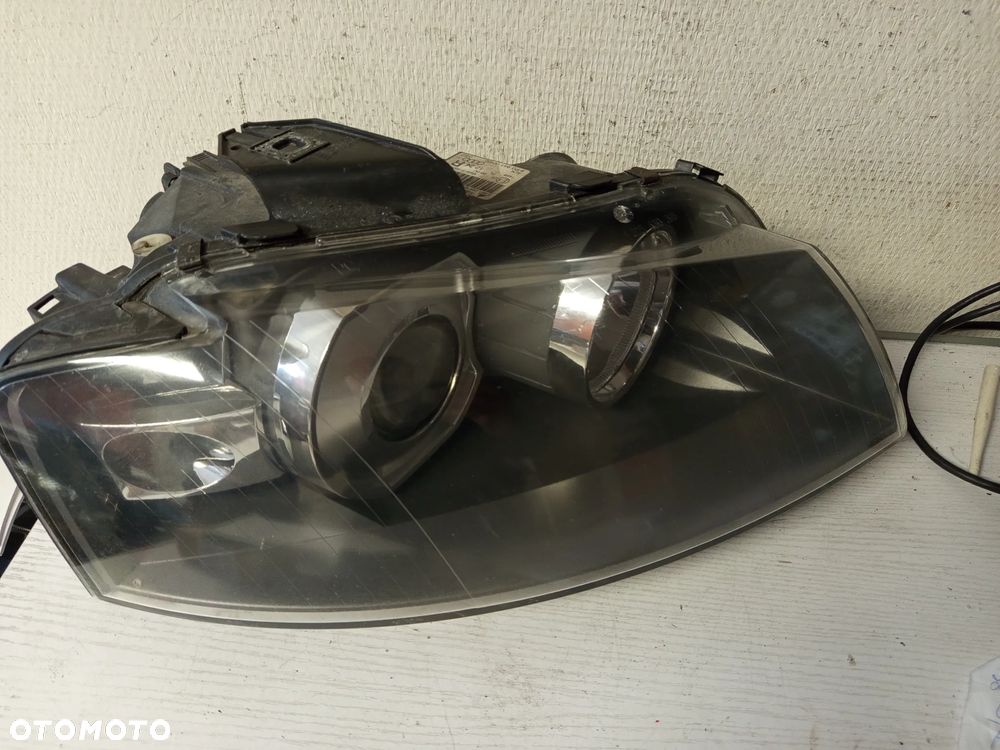 AUDI A3 8P 2003-08 REFLEKTOR XENON LEWY LUB PRAWY Z PRZETWORNICAMI 8P0941003M 8P0941004M - 5