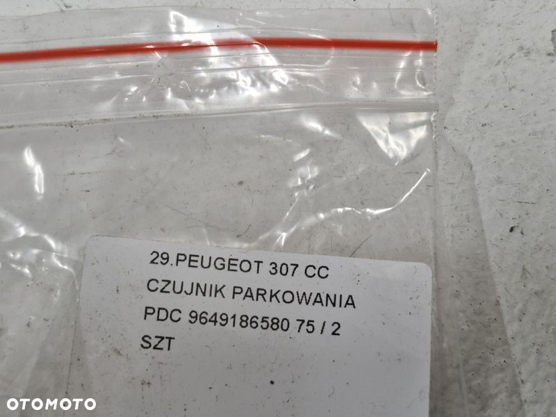 peugeot 307 cc czujnik parkowania pdc 9649186580 - 6