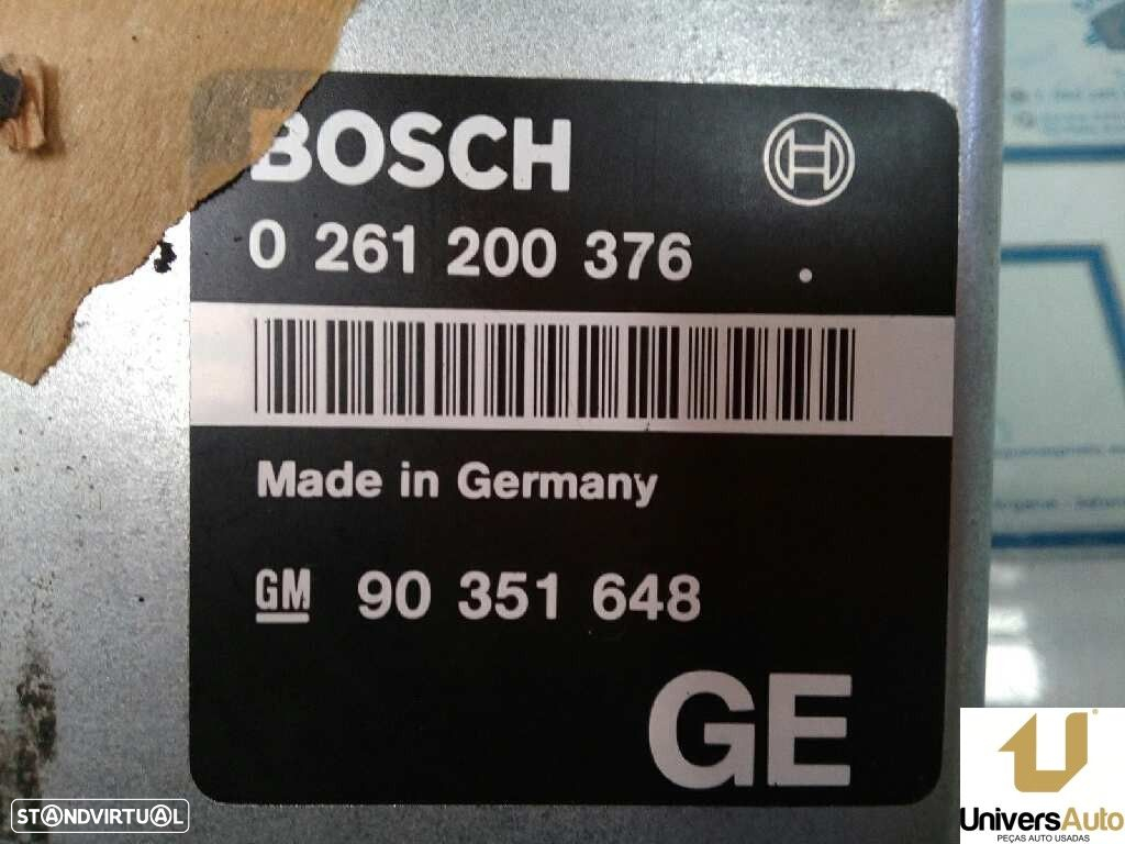 CENTRALINA MOTOR UCE OPEL VECTRA A FASTBACK 1988 -0261200376 - 2